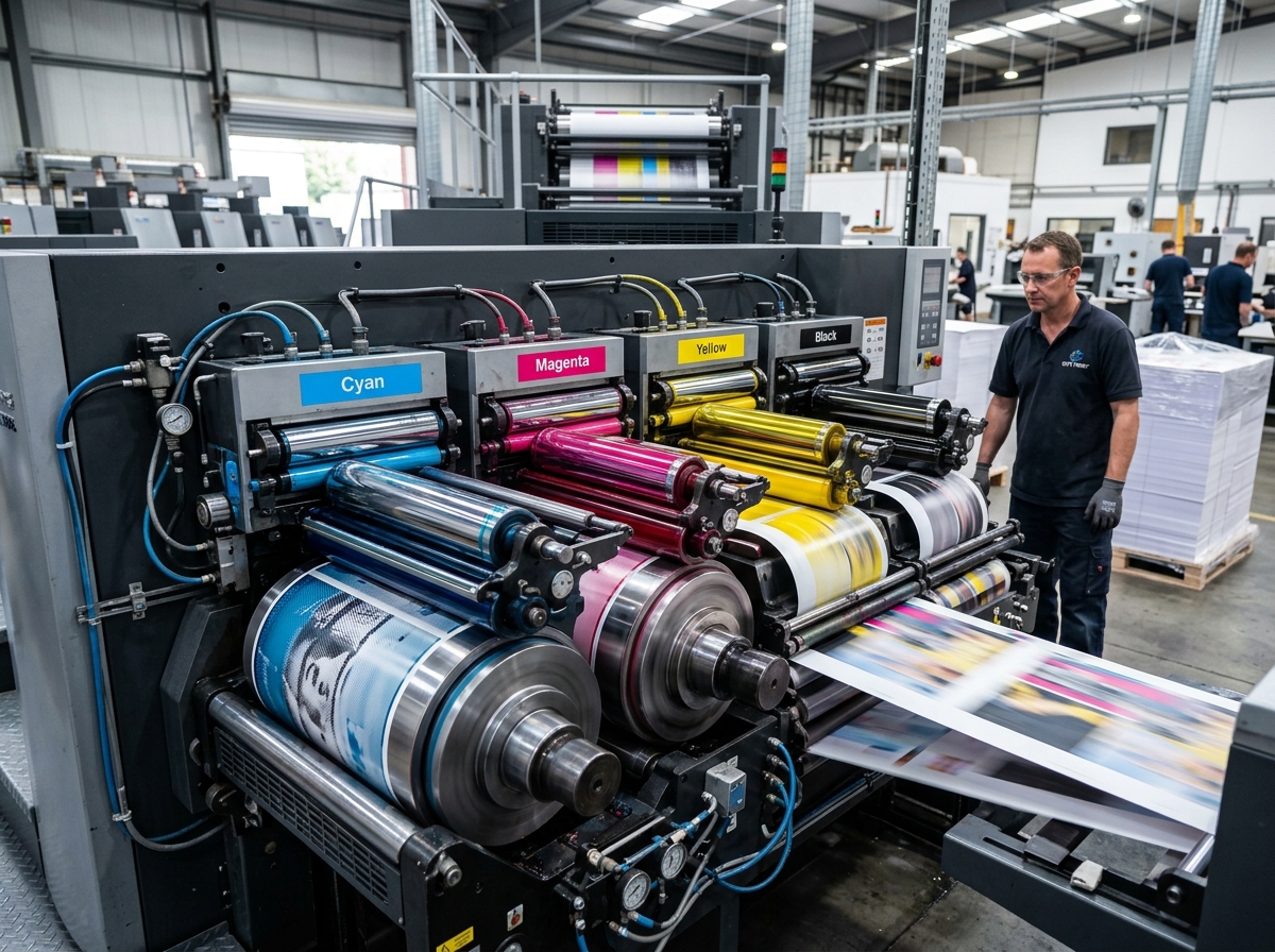 Commercial printing press offset ink manufacturing