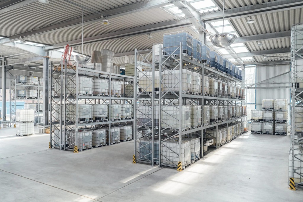 IBC Tank Bulk Chemical Storage Facility